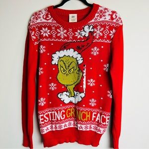 Holiday Time Pug Embroidered/Sequin Ugly‎ Christmas Sweater Size 1X (16W).A88